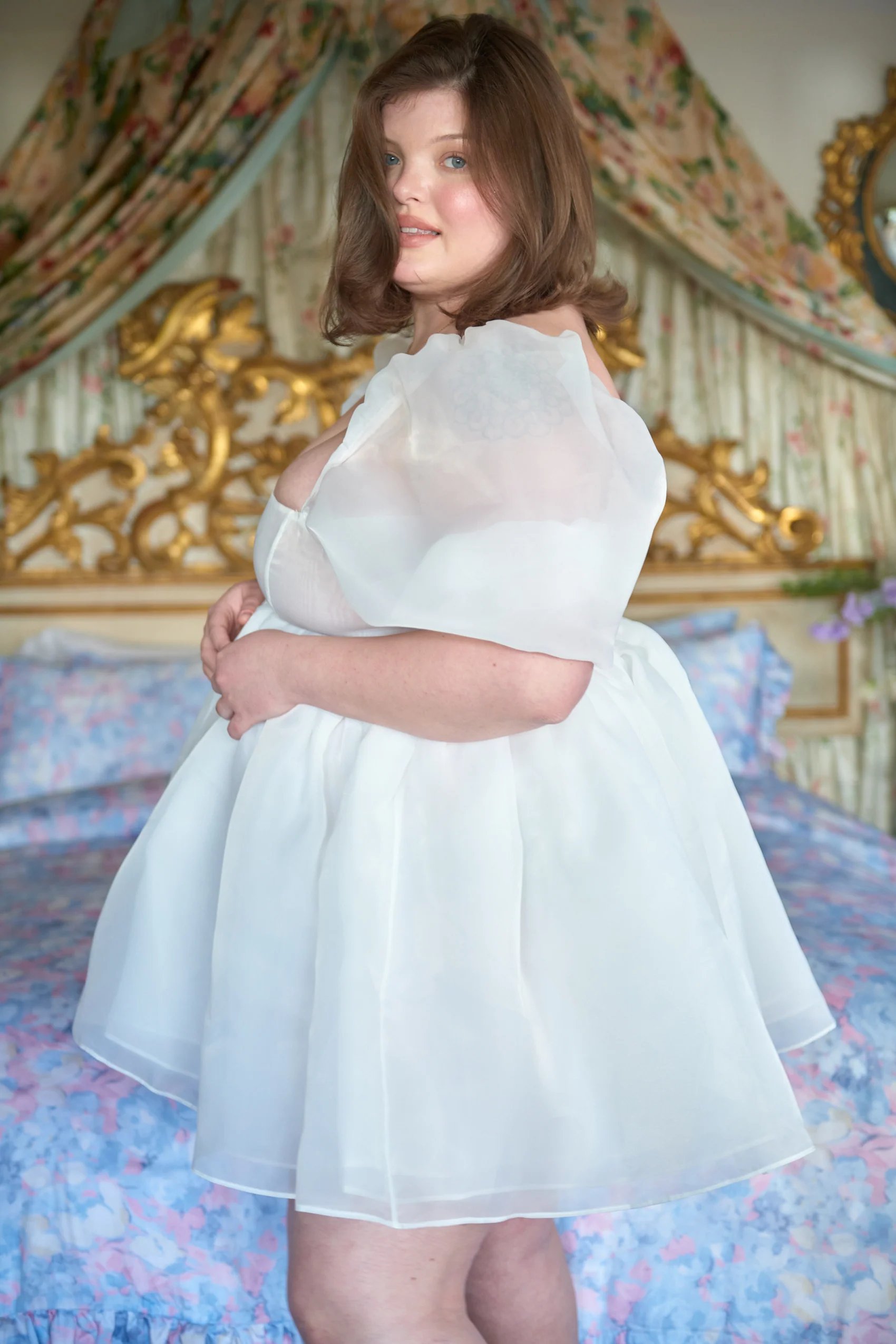 The Ivory Puff Dress - Image 21