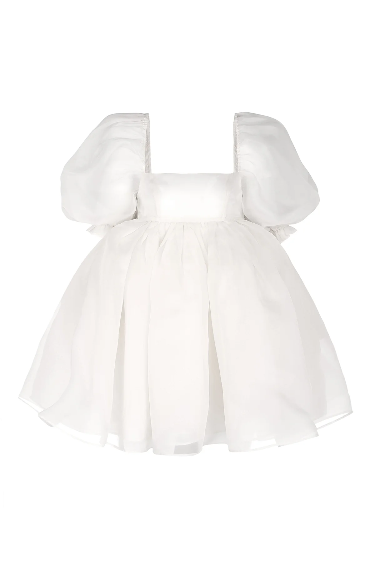 The Ivory Puff Dress - Image 3