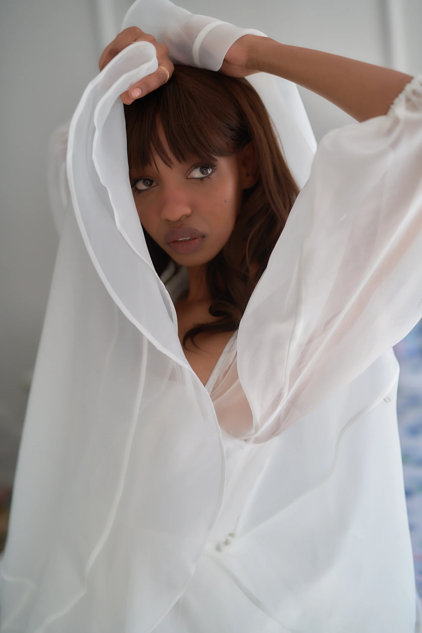 The Ivory Angel Mini Bustle Dress - Image 10