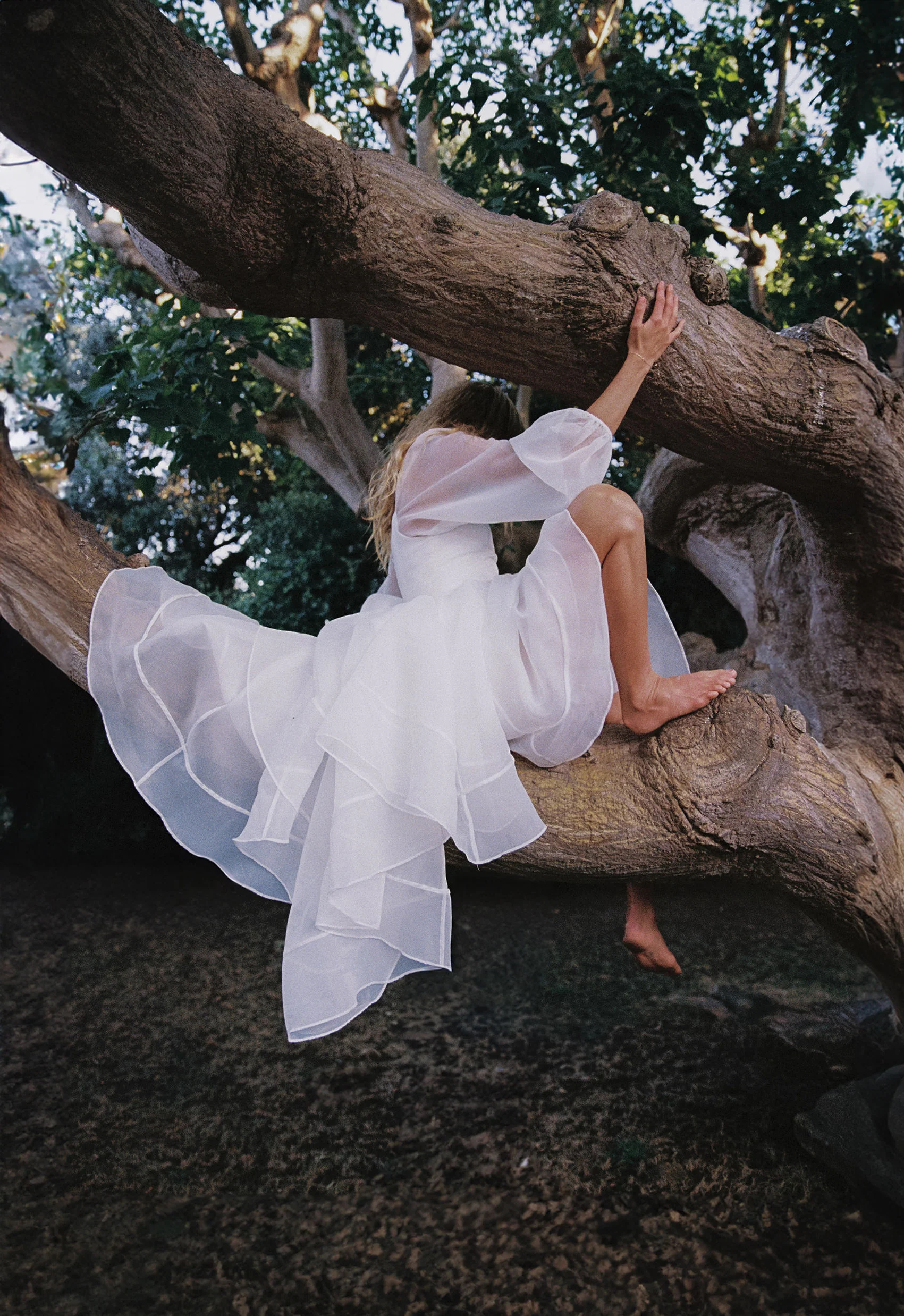 The Ivory Angel Mini Bustle Dress - Image 6