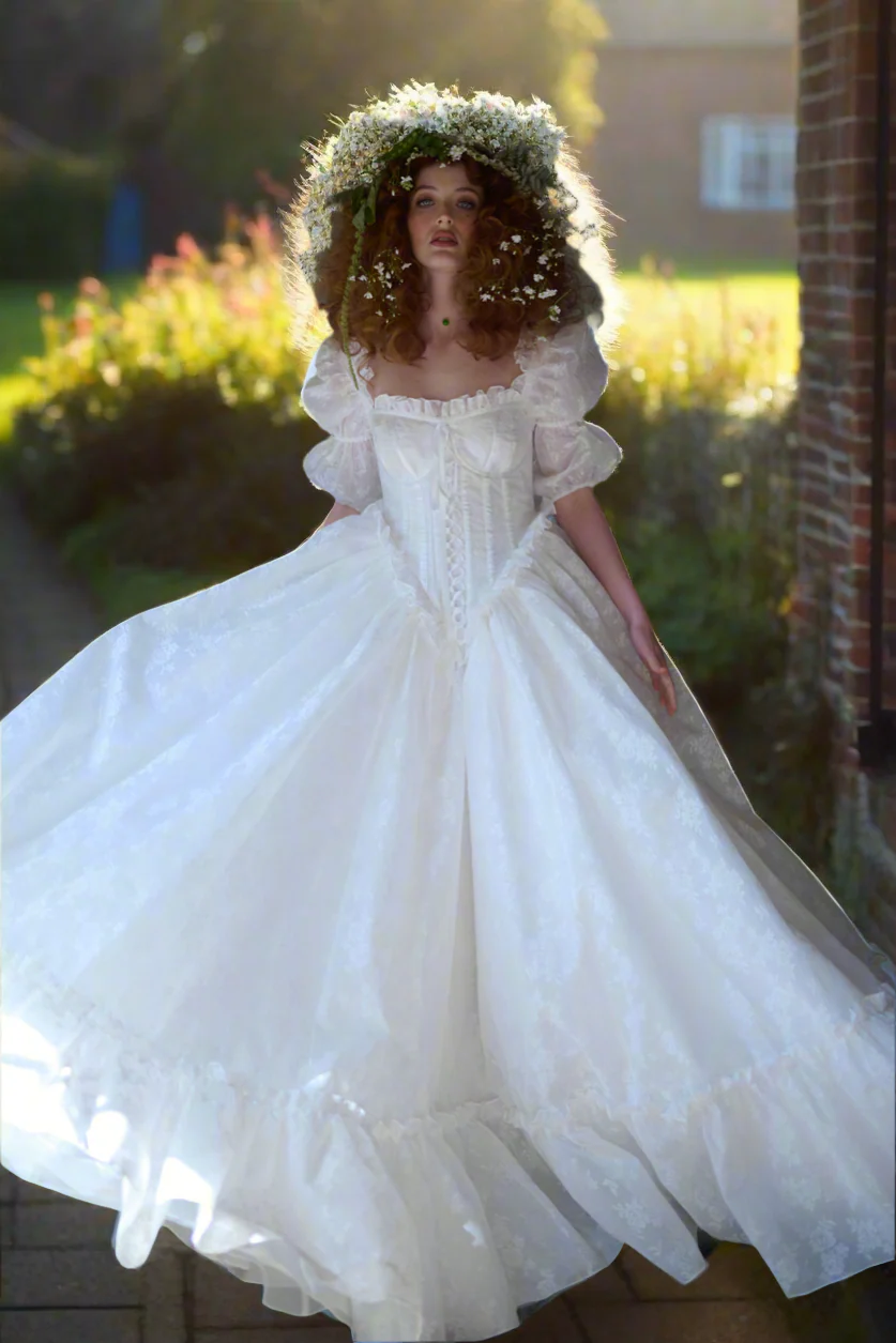 The Ivory Swan Song Gown - Image 6