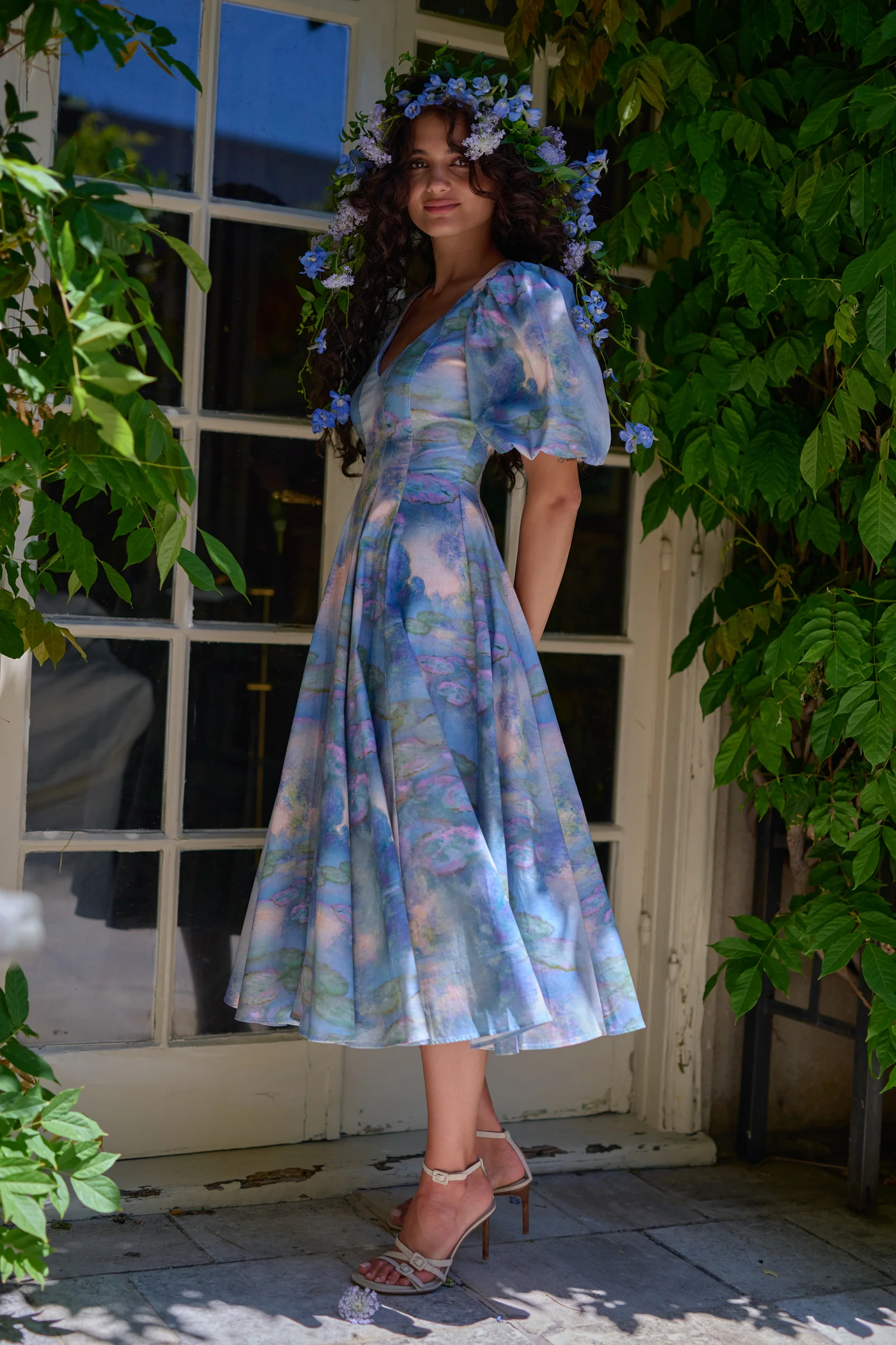 Morning On The Seine Sweetheart Day Dress - Image 7