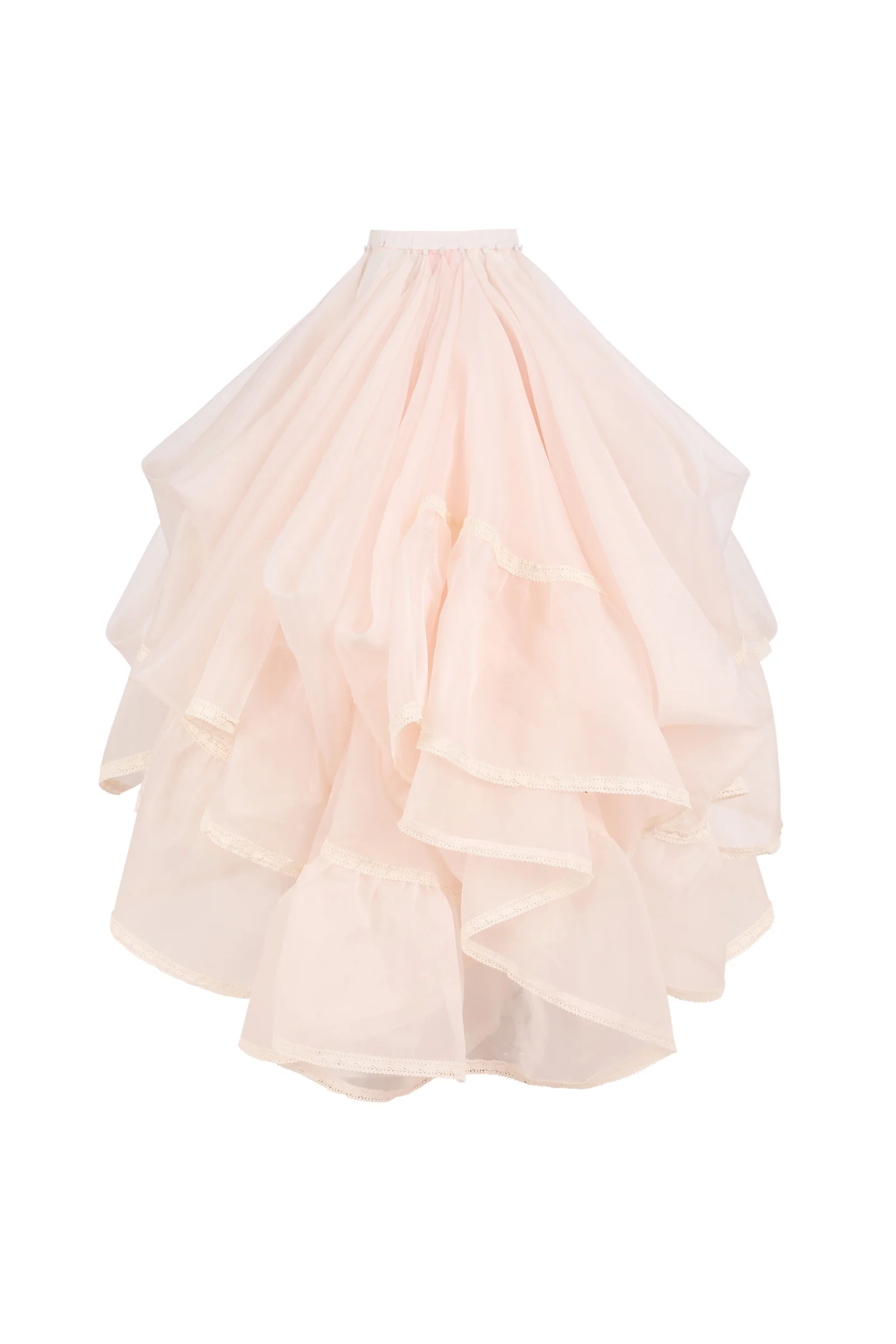 The Peach Skin Duchess Tournure - Image 11