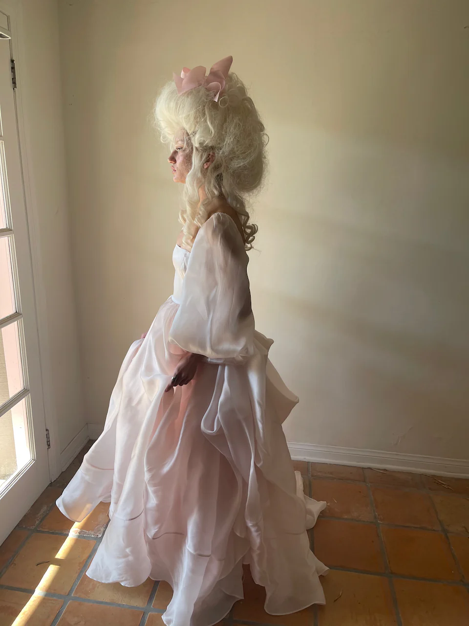 The Queen Of Angels Silk Gown Made to Order - Image 10