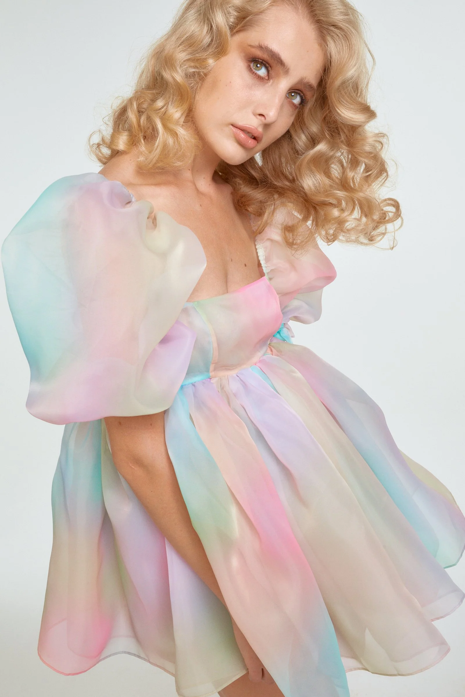 The Rainbow Puff Dress - Image 6