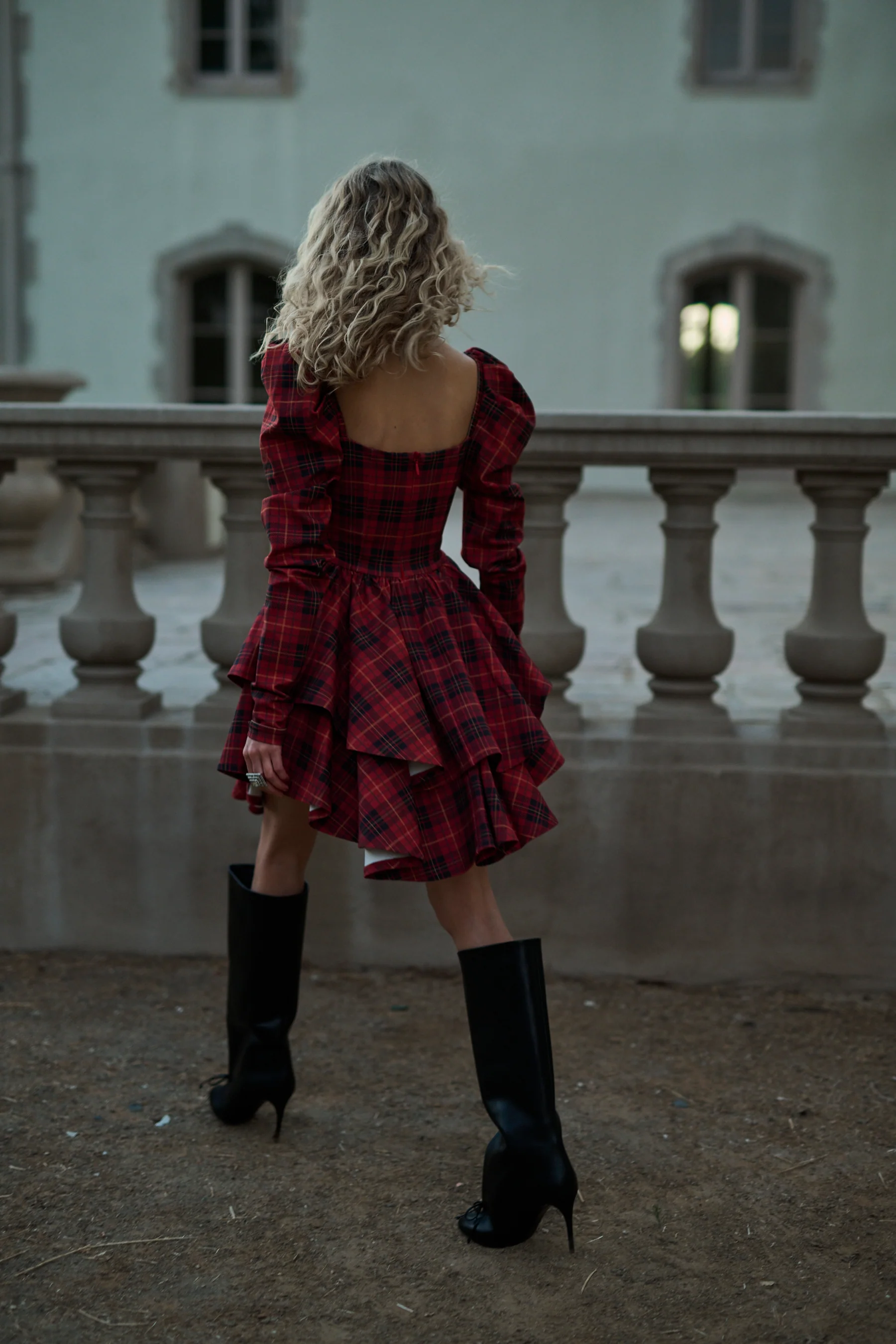 The Royal Tartan Boleyn Dress - Image 4