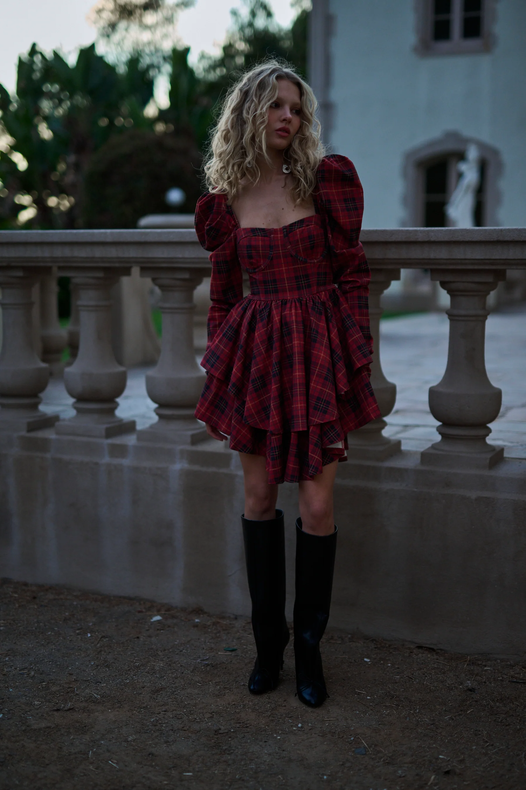 The Royal Tartan Boleyn Dress - Image 5