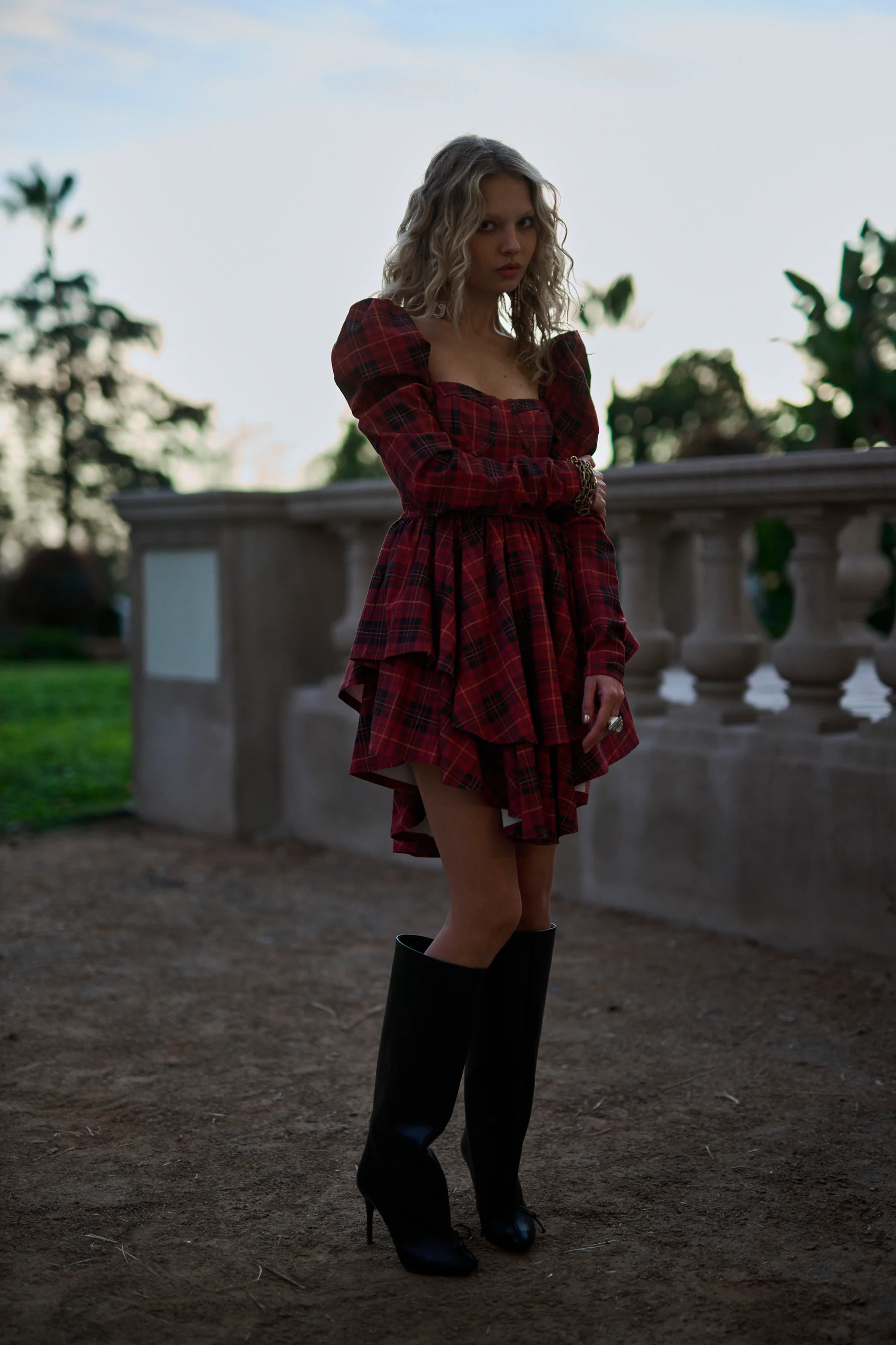 The Royal Tartan Boleyn Dress - Image 6