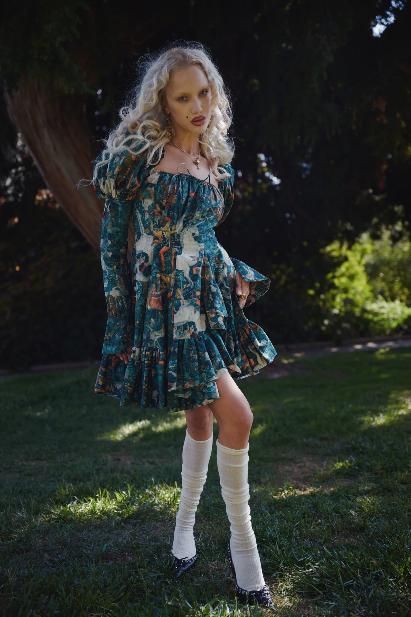 The Unicorn Defends Himself Astronomers Mini Dress - Image 10