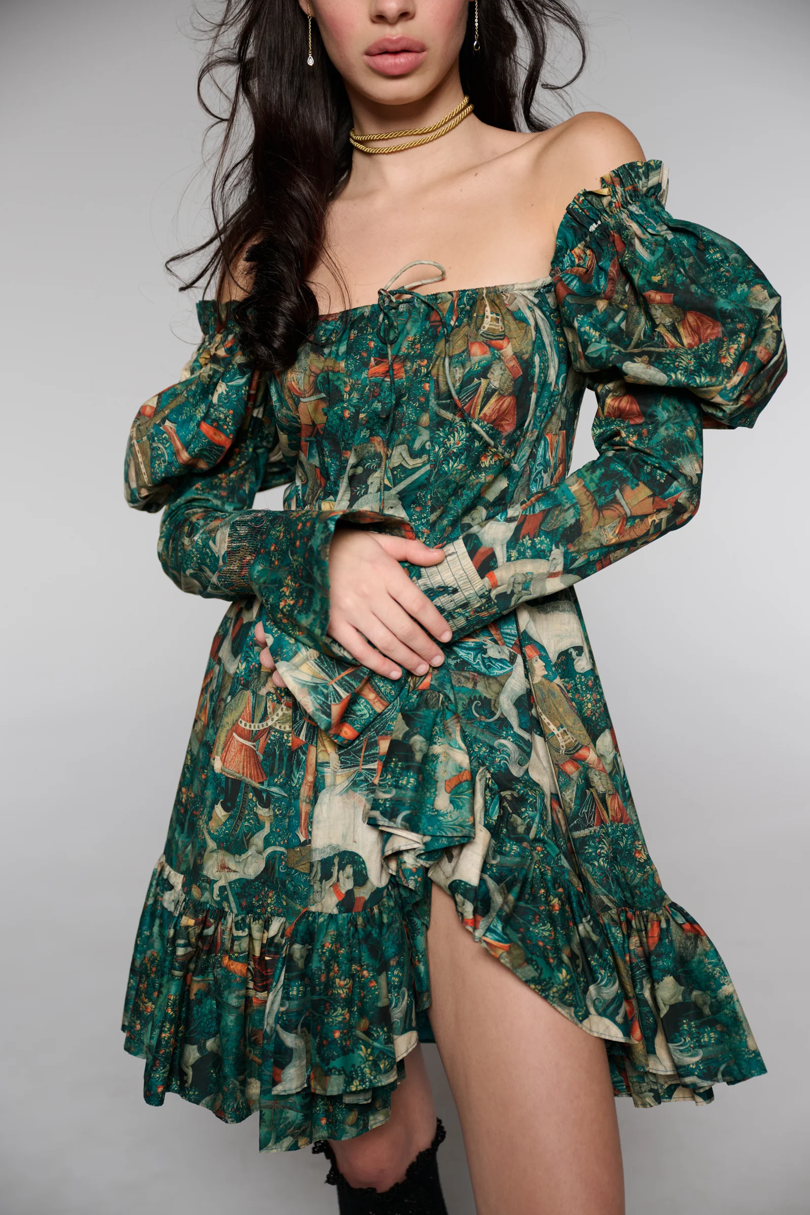 The Unicorn Defends Himself Astronomers Mini Dress - Image 4