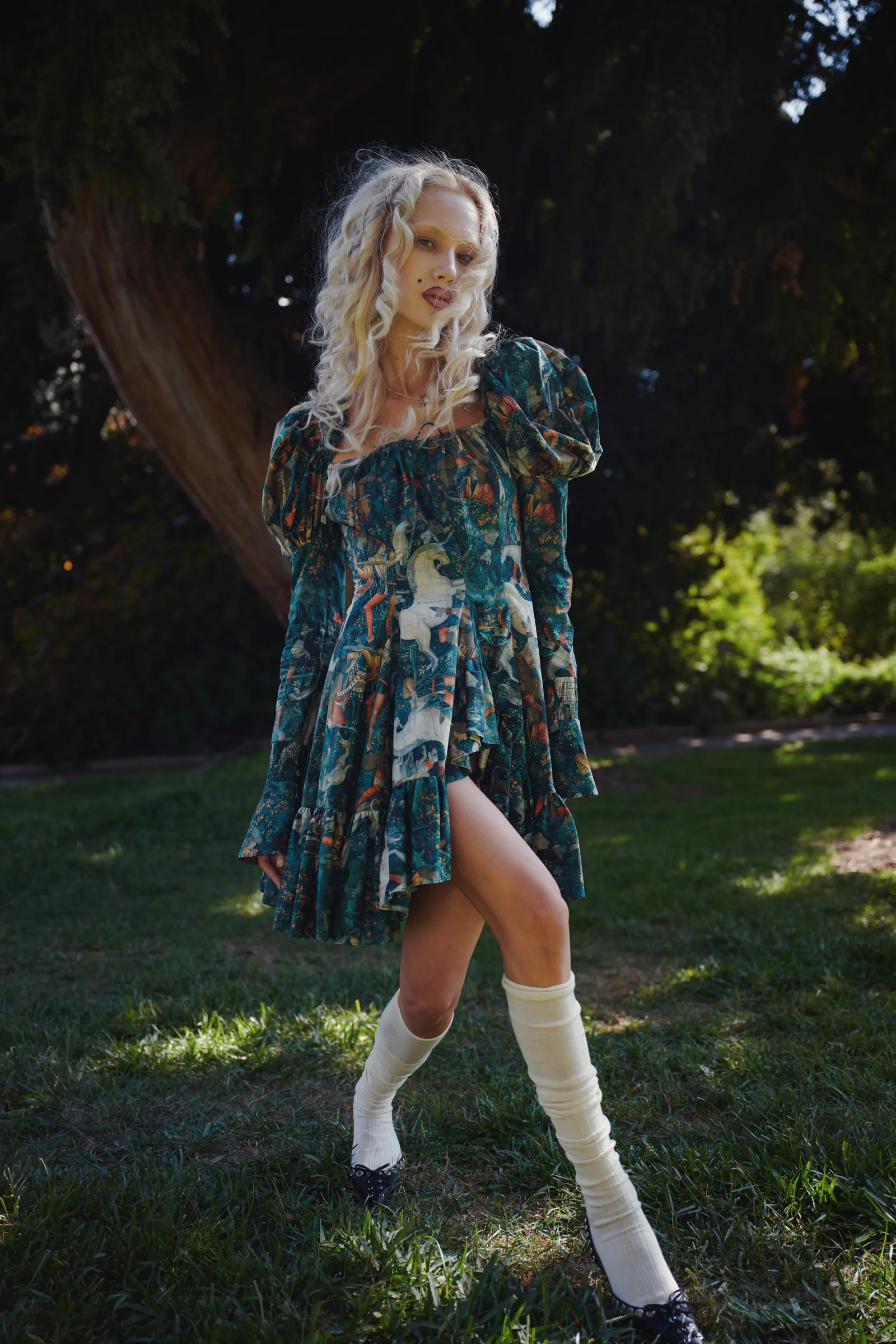 The Unicorn Defends Himself Astronomers Mini Dress - Image 9