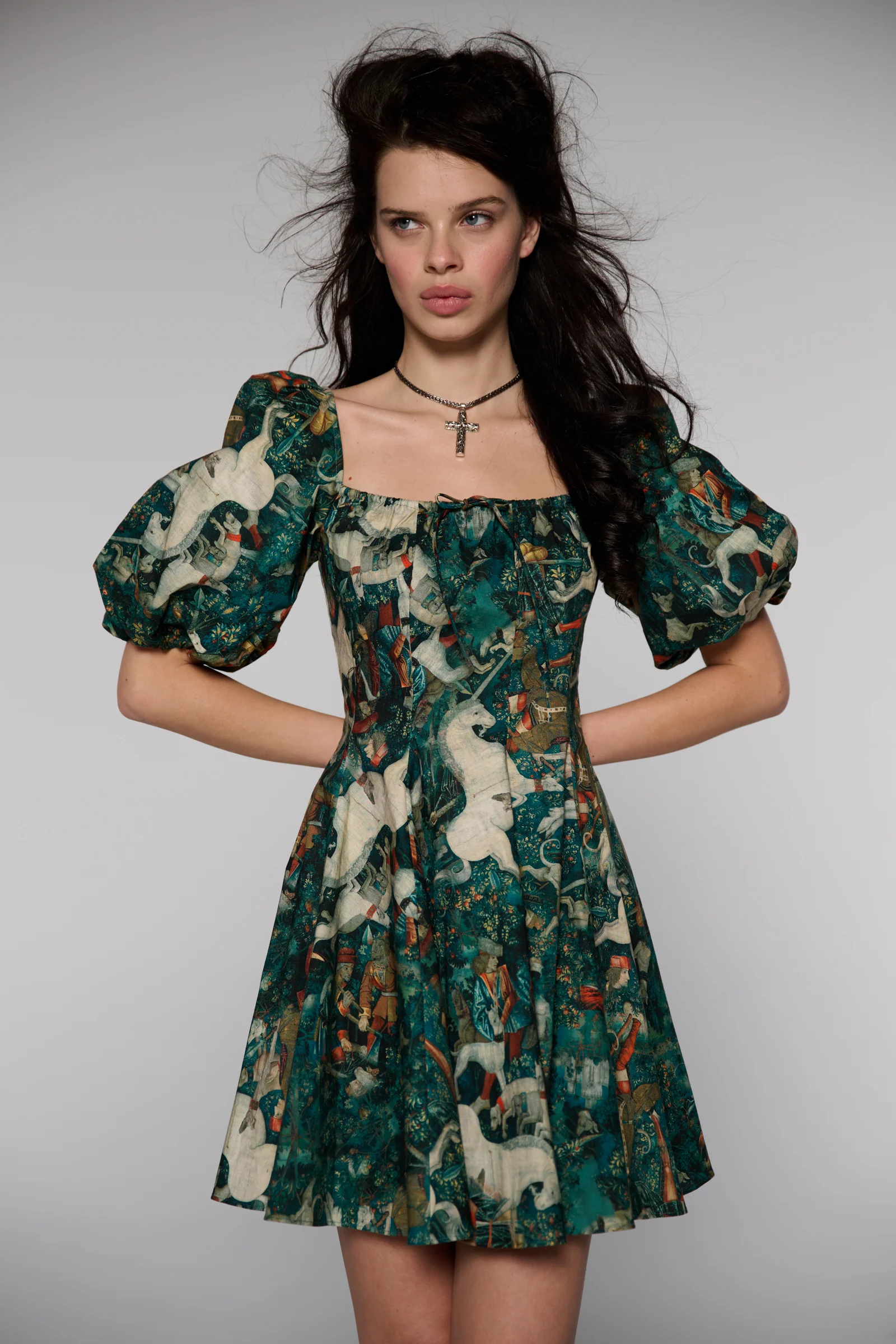 The Unicorn Defends Himself Mini Day Dress - Image 10