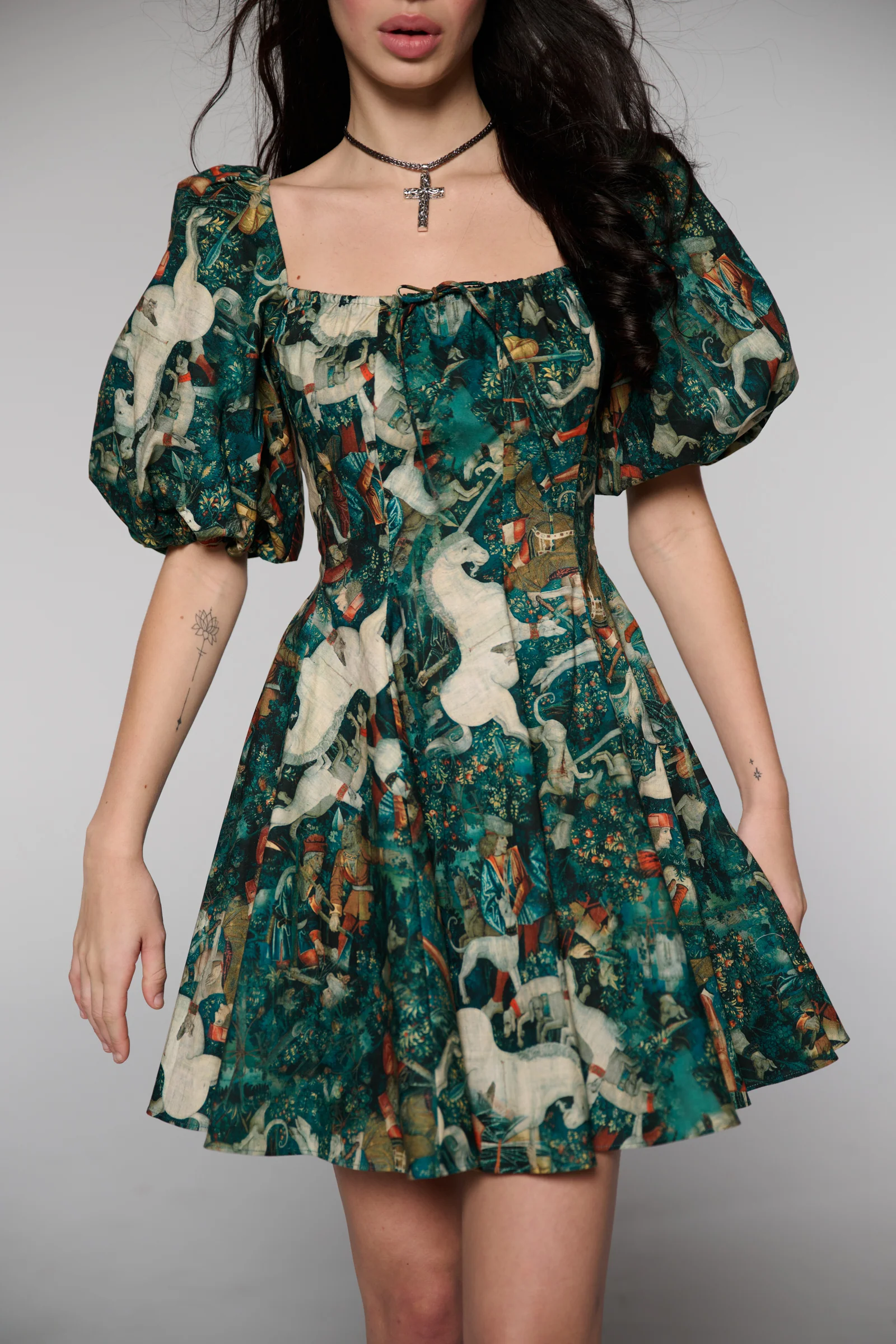 The Unicorn Defends Himself Mini Day Dress - Image 11