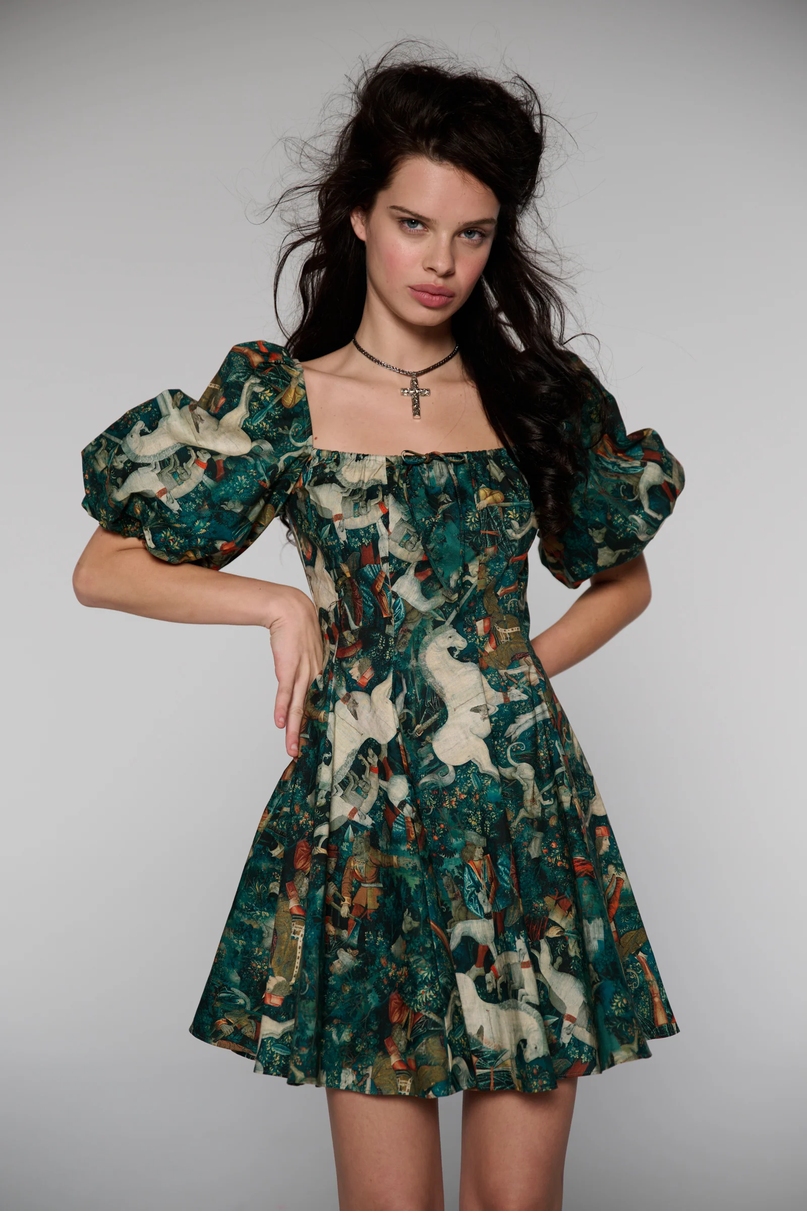 The Unicorn Defends Himself Mini Day Dress - Image 8