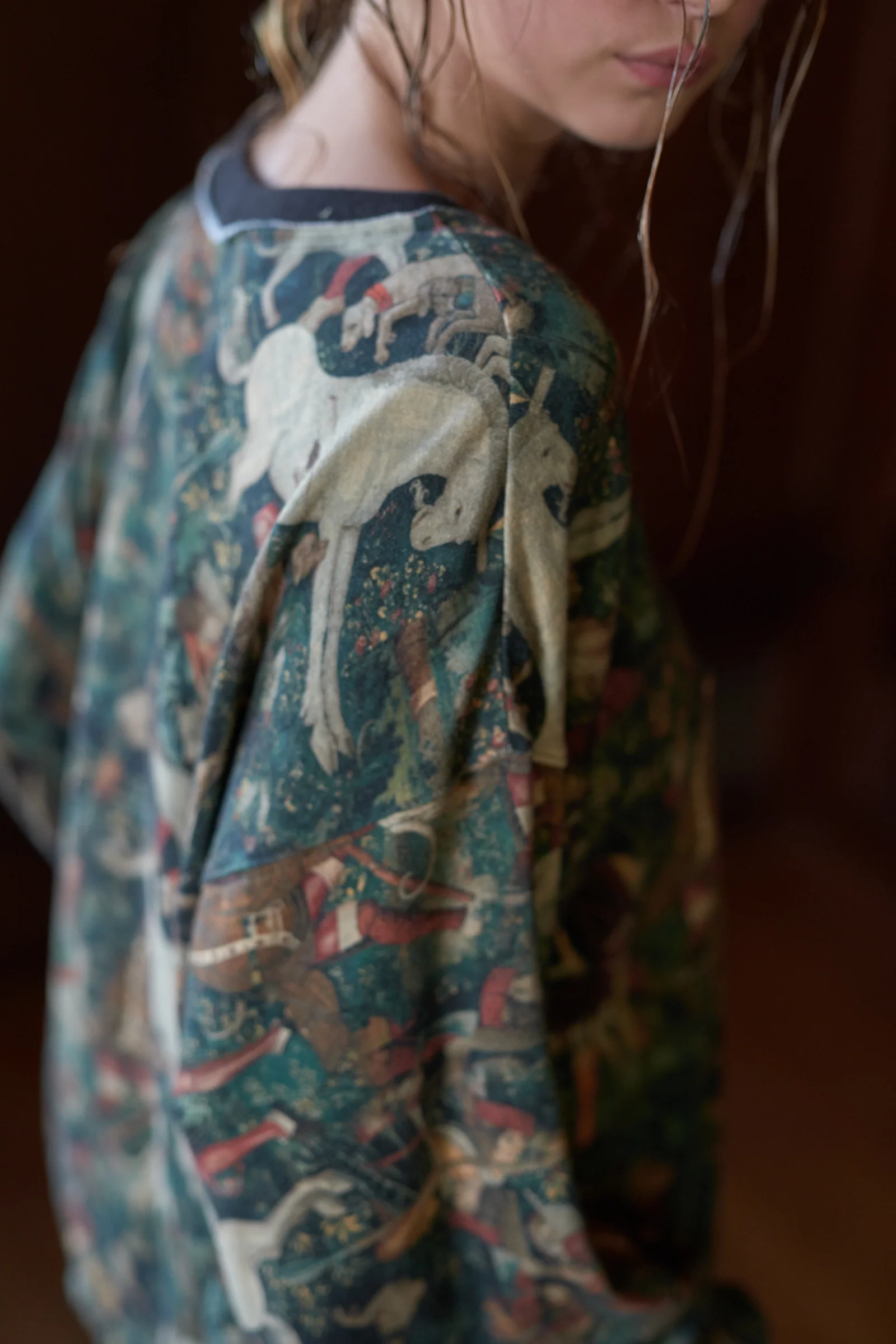 The Unicorn Defends Himself Pillow Sweater - Image 9